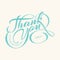 Typography letter International Thank You Day