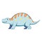 tyrannosaurus dinosaur character cartoon vector illustration