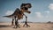 Tyrannosaurus Rex dinosaur The living skeleton of the Tyrannosaurus Rex was a mysterious creature that dwelled in a secret world,