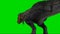 Tyrannosaurus rex Roaring on Green Screen