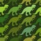 Tyrannosaurus seamless pattern.