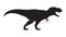 Tyrannosaurus silhouette icon sign, T-rex dinosaurs symbol design, Vector illustration