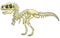 Tyrannosaurus skeleton image