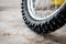 Tyre of motocross bike