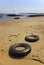 Tyres in the Beach