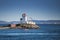 Tyrhaug Lighthouse. Coastal tower, Norway