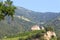 Tyrol Castle and mountain panorama in Tirol, South Tyrol