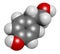 Tyrosol olive oil antioxidant molecule. 3D rendering. Atoms are represented as spheres with conventional color coding: hydrogen .