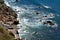 Tyrrhenian sea, rocks and waves, landscape