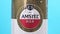 Tyumen, Russia-December 10, 2020: Amstel beer can. Founded on June 11, 1870 in Amsterdam, named after the Amstel river