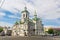 TYUMEN, RUSSIA - JULY 6, 2018: Church of the Saviour Spasskaya Tserkov in Tyumen, Russ