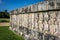 Tzompantli Wall of Skulls at Chichen Itza - Yucatan, Mexico