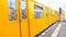 U-Bahn train leaves Berlin