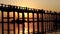 U Bein Wooden Bridge at Sunset