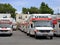 U-Haul trucks in Brooklyn depot ready for movers