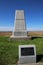 U.S. Army Memorial on Last Stand Hill at Little Bighorn Battlefi