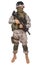 U.S. Army soldier with carbine