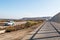 U.S. Border Patrol Vehicle Patrolling Near San Diego/Tijuana Border Wall