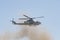 U.S. Navy AH-1 Cobra helicopter performing at the Miramar Air Sh