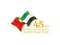 UAE 45th National Day Logo with Waving Flag