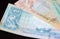 UAE Dirhams. Banknote background