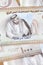 UAE dirhams, closeup on new banknotes of one thousand, paper money