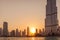 UAE/DUBAI - 14 SEP 2012 - Difference in size of dubai buildings