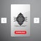 ubicomp, Computing, Ubiquitous, Computer, Concept Glyph Icon in Carousal Pagination Slider Design & Red Download Button
