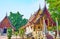 The Ubosot and Viharn of Wat Pratu Pong, Lampang, Thailand