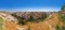 Uchisar cave city in Cappadocia Turkey