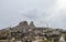 Uchisar town with highest building of Cappadocia the Castle Rock, Turkey