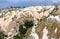 Uchisar, Valley of the dovecotes. Cappadocia, Central Anatolia, Turkey.