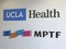 UCLA Health and MPTF Sign at a Health Clinic in Los Angeles