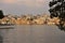 Udaipur, Rajasthan, India. View of the old city waterfront