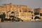 Udaipur, Rajasthan, India. View of the old city waterfront