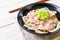 udon ramen noodle with pork (Shio Ramen