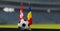 UEFA EURO 2024 Soccer Switzerland vs Romania European Championship Qualification Switzerland and Romania with soccer ball. 3d work