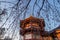 Ueno Sakura Matsuri Cherry Blossom Festival at Ueno ParkUeno Koen,Taito,Tokyo,Japan on April 7,2017:Bentendo Temple with cherr