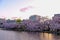 Ueno Sakura Matsuri Cherry Blossom Festival at Ueno ParkUeno Koen,Taito,Tokyo,Japan on April 7,2017:Cherry trees along Shinoba