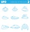 Ufo alien ships icon part two