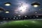 ufo fleet hovering above planet, with their occupants taking part in sporting events