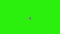 UFO - Flying Saucer with Blue lights rotating infinite repeat loop - isolated on green screen background. UFO Transition