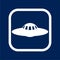 UFO Flying Saucer Icon - Illustration