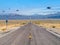 UFO Flying Saucers hovering above the Extraterrestrial Highway in Nevada