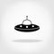 UFO Icon. UFO Flying Saucer