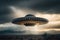 UFO unidentified flying object. AI generated