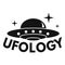 Ufology logo, simple style