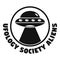 Ufology society aliens logo, simple style