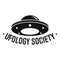 Ufology society logo, simple style