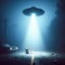 UFOs (Unidentified Flying Objects) visit us in misty nights